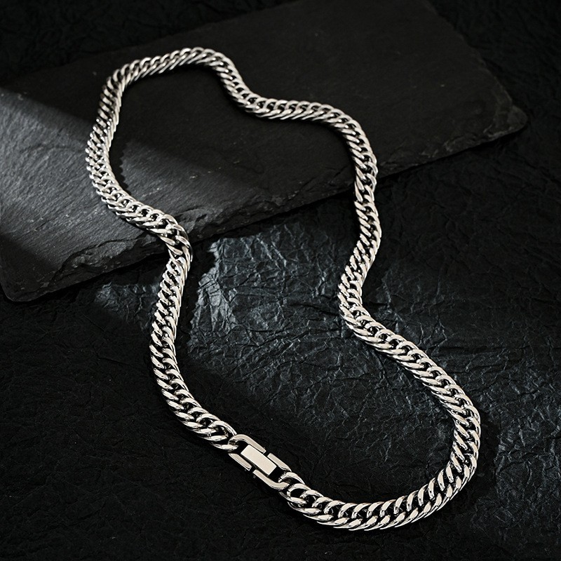 Cuban Link Chain 12Mm - 7 MM paslanmaz çelik küba zincirler