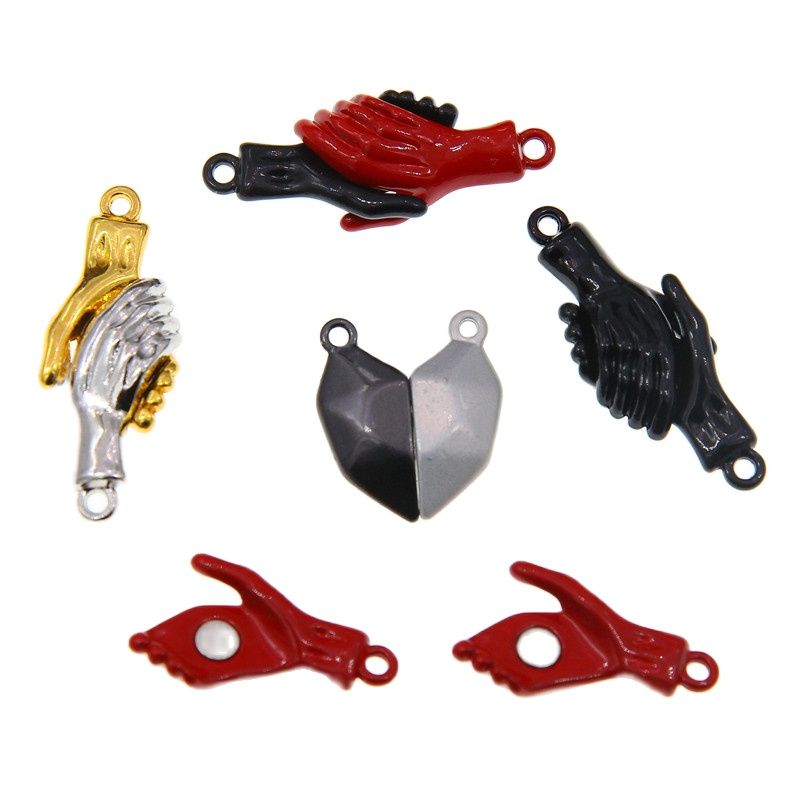 Magnetic Couple Matching Necklaces - 25 takım Severler Eşleşen Dostluk Kalp