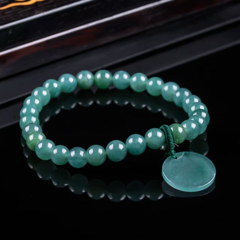 Bracelets - Doğal Yeşim Mavisi Su Rengi Plakasız