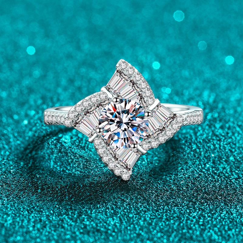 Apaison Sparkling 1 Karat D Re - Moissanite Engagement Ring 1 Carat incelemesi ve fiyatı