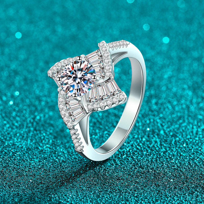 Apaison Sparkling 1 Karat D Re - Moissanite Engagement Ring 1 Carat incelemesi ve fiyatı