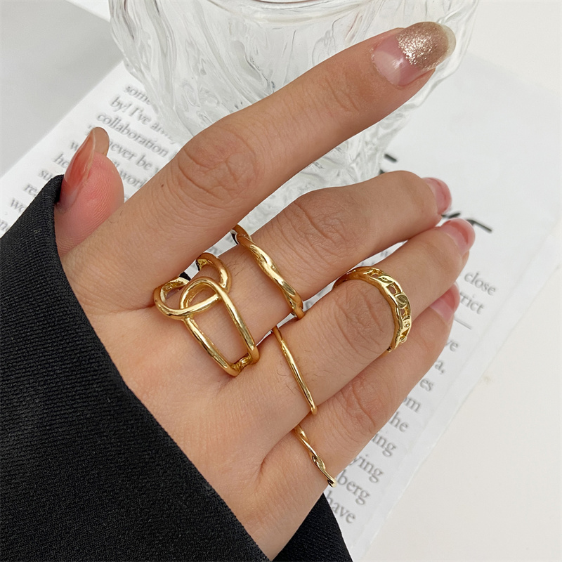 Metal boncuk Punk yüzük seti g - Vintage Punk Knuckle Rings Set incelemesi ve fiyatı