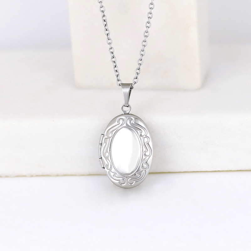 Vintage Gümüş Rengi Açılabilir - Heart Locket Necklace Photo incelemesi ve fiyatı