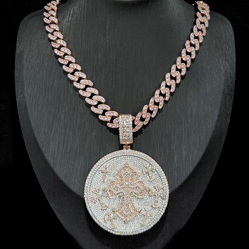 Hip Hop Bling Buzlu Görünümlü  - Cuban Link Chain 12Mm incelemesi ve fiyatı