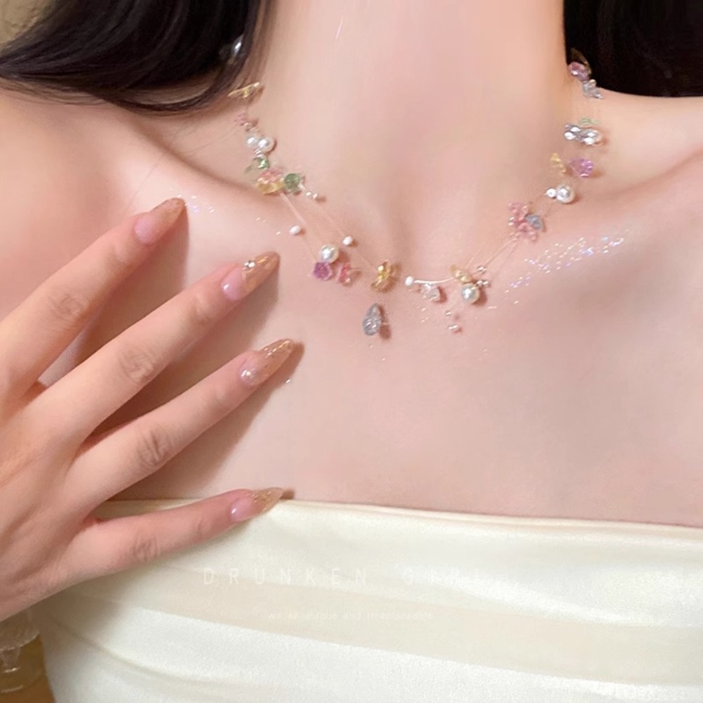 Renkli Denizyıldızı Kabuk Inci - Layered Pendant Necklace Aesthetic incelemesi ve fiyatı