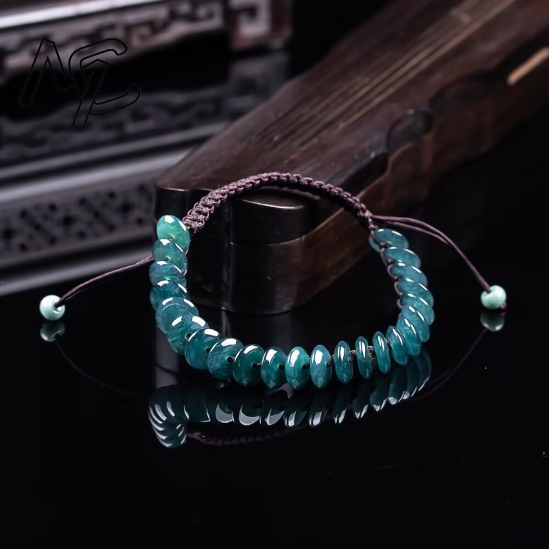 Doğal Gerçek Zümrüt Mavi Su Ab - Bracelets incelemesi ve fiyatı