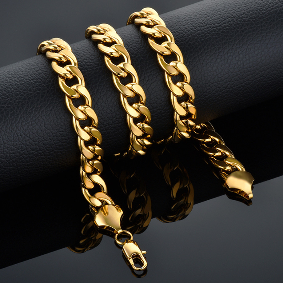 Erkek 3/7/12mm 316L paslanmaz  - Cuban Link Chain 12Mm incelemesi ve fiyatı