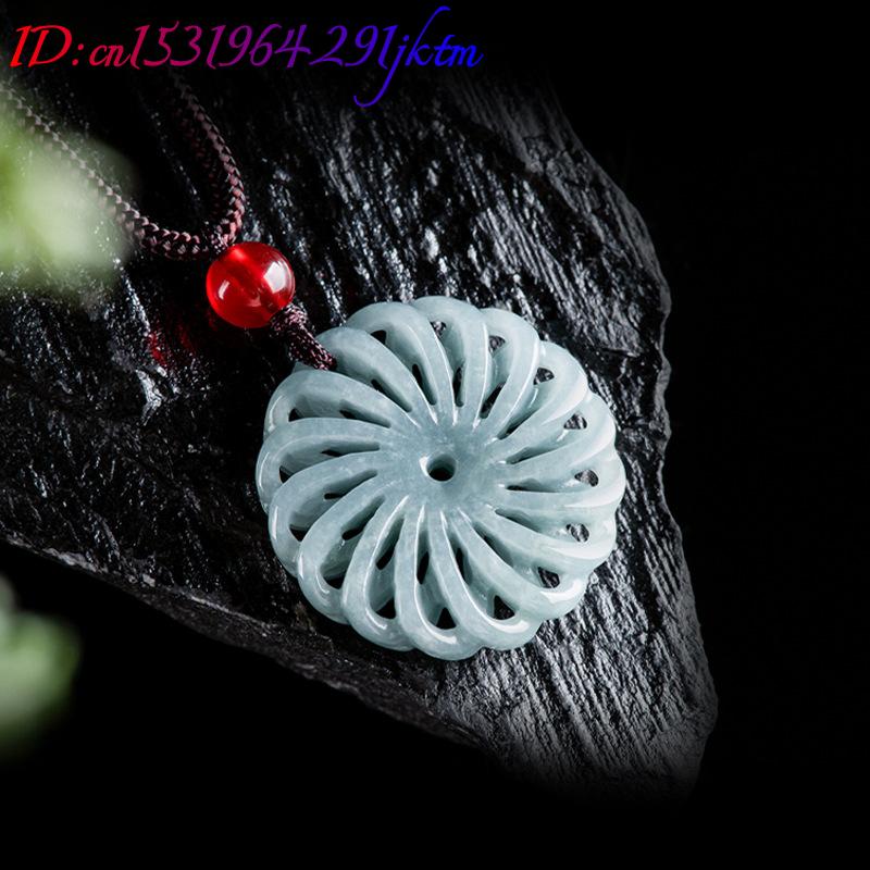 Burma Yeşim Taşı Çiçek Kolye U - Necklaces incelemesi ve fiyatı