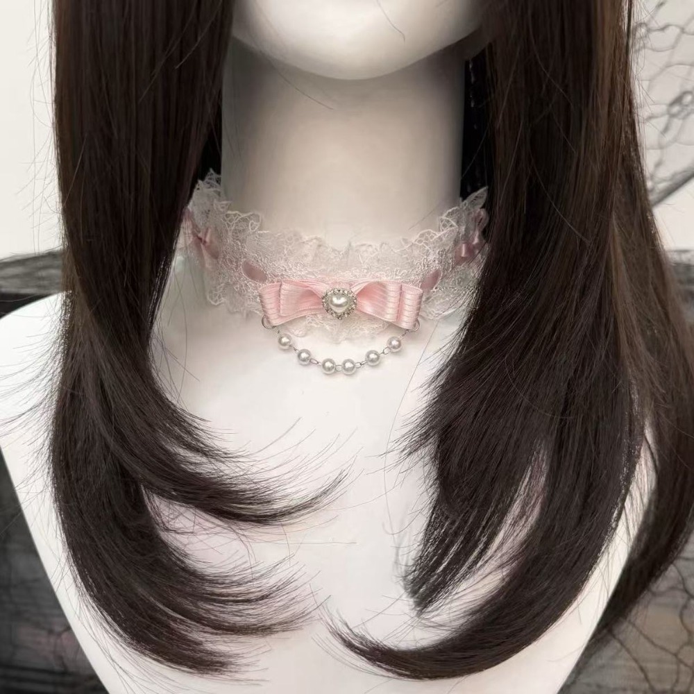 Dantel Yay Fırfır Moda Gerdanl - Pearl Choker Necklace Vintage incelemesi ve fiyatı