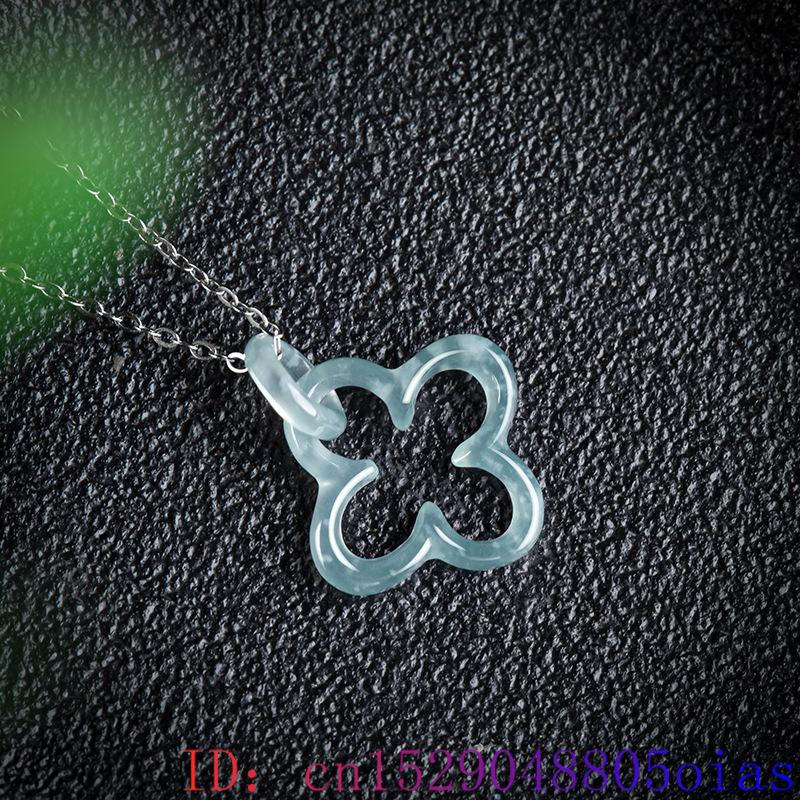 Mavi Myanmar Jadeite dört yapr - Necklaces incelemesi ve fiyatı