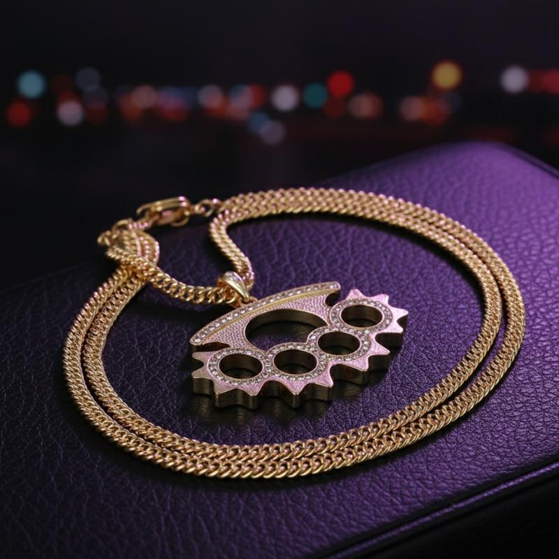 Y2K Punk Paslanmaz Çelik Kolye - Layered Pendant Necklace Aesthetic incelemesi ve fiyatı