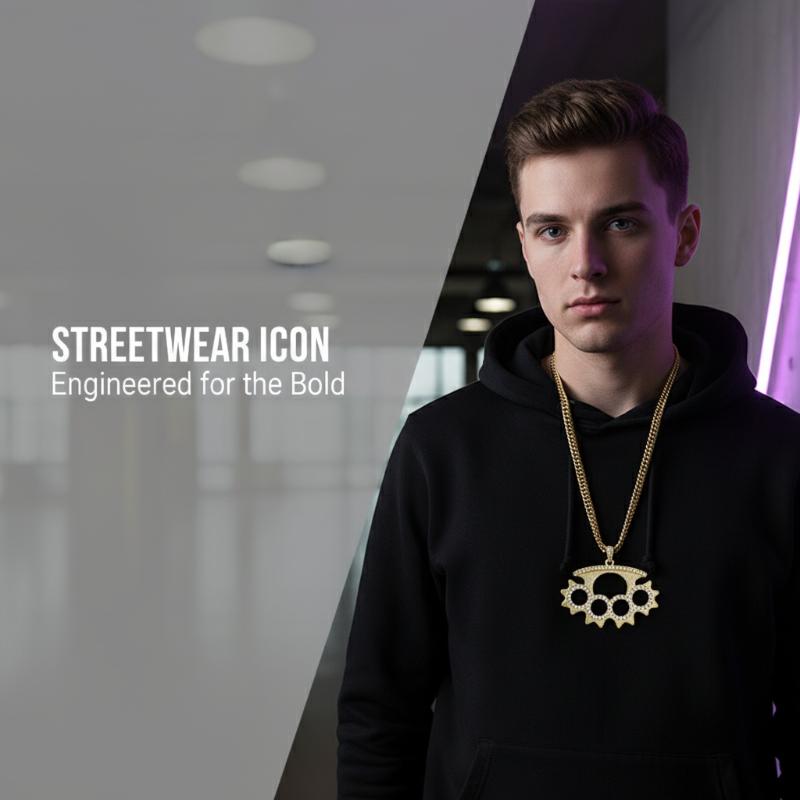 Y2K Punk Paslanmaz Çelik Kolye - Layered Pendant Necklace Aesthetic incelemesi ve fiyatı