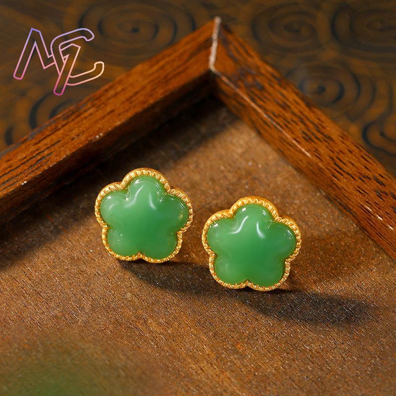 Yeşil Doğal Yeşim Yonca Küpe K - Earrings incelemesi ve fiyatı