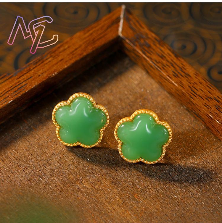 Yeşil Doğal Yeşim Yonca Küpe K - Earrings incelemesi ve fiyatı