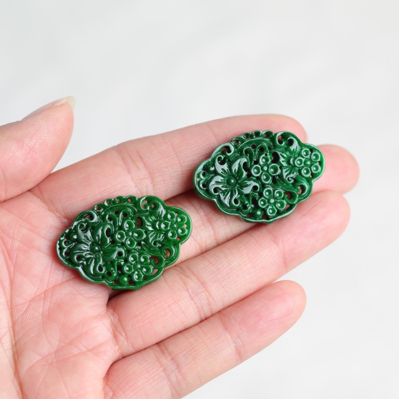 2 adet Doğal Yeşim Kuru Mavi Ç - Earrings incelemesi ve fiyatı