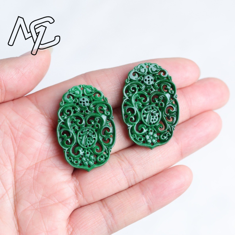 2 adet Doğal Yeşim Kuru Mavi Ç - Earrings incelemesi ve fiyatı