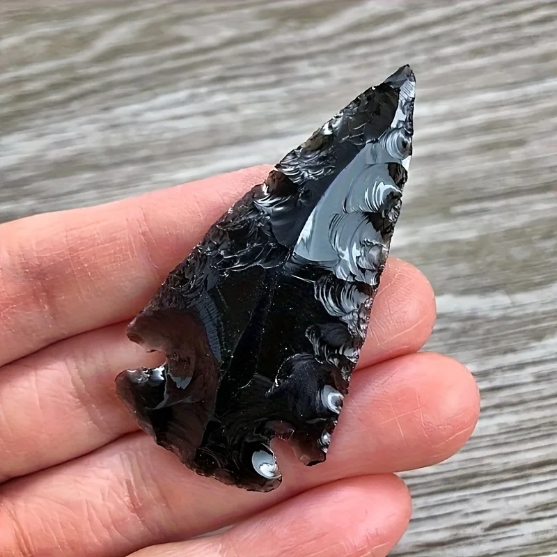 1 Obsidyen Ok Kolye - El yapım - Crystal Pendant Necklace Natural Stone incelemesi ve fiyatı
