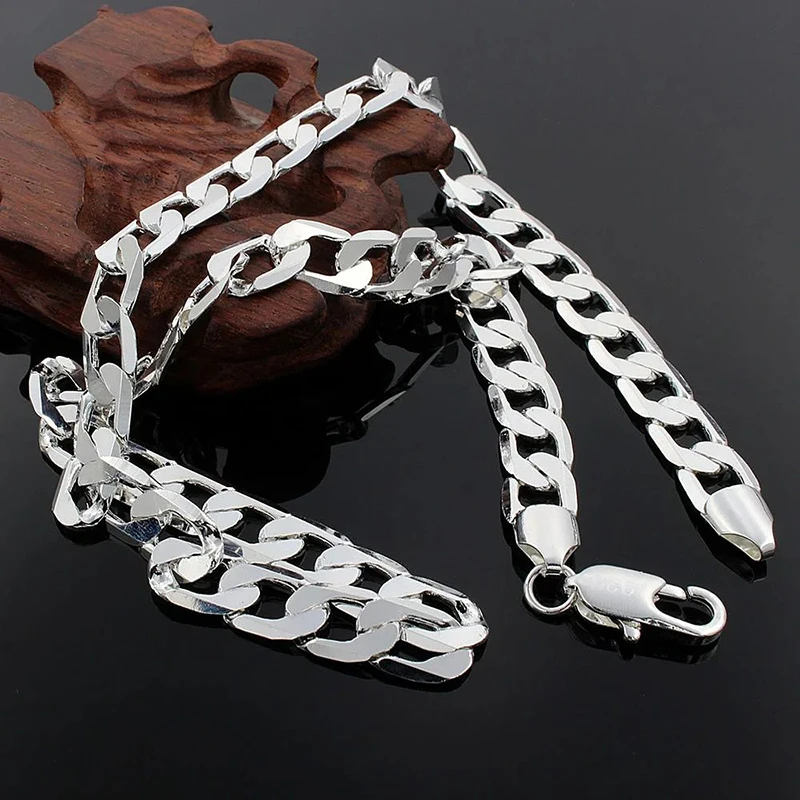 Erkekler ve Kadınlar İçin 925  - Cuban Link Chain 12Mm incelemesi ve fiyatı