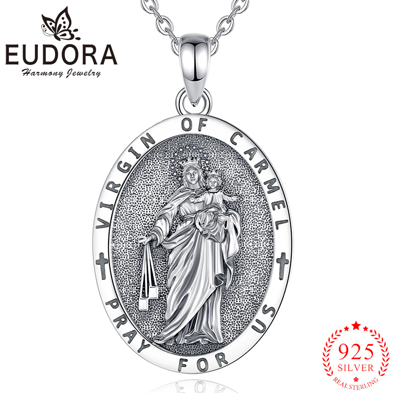 Eudora 925 Ayar Gümüş Bakire C - 925 Sterling Silver Chain Necklace Men incelemesi ve fiyatı