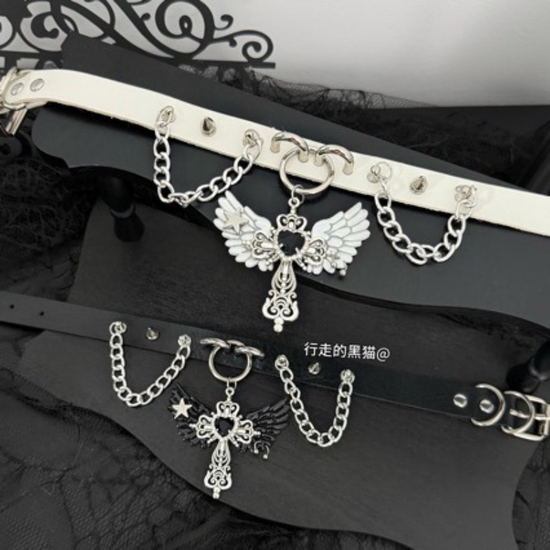 Gotik Alt Kültür Melek Kanadı  - Layered Pendant Necklace Aesthetic incelemesi ve fiyatı
