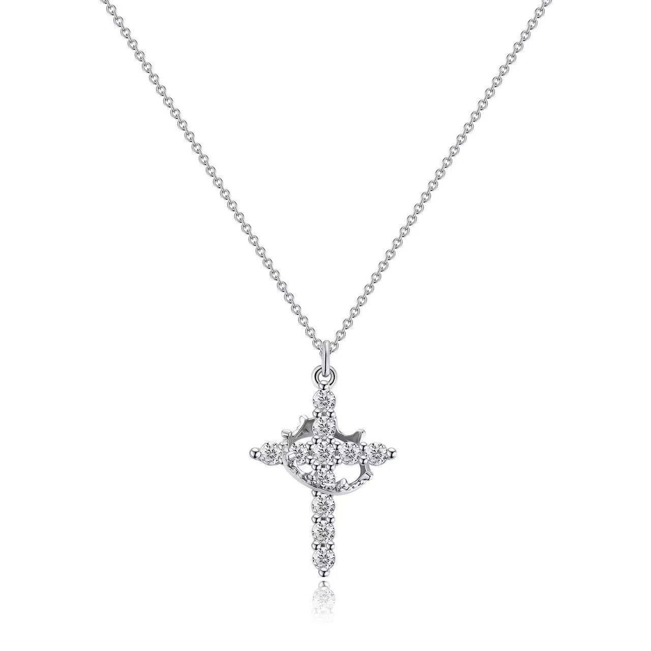 Şanslı Dönebilen Taç Çapraz Ko - Cross Pendant Necklace Gold incelemesi ve fiyatı