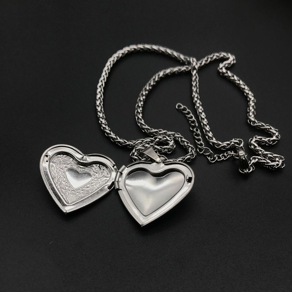 Moda fotoğraf resim madalyon k - Heart Locket Necklace Photo incelemesi ve fiyatı