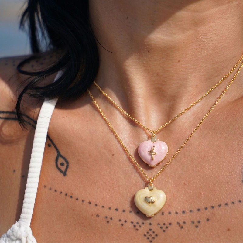 Vintage Kalp Şeklinde Fotoğraf - Heart Locket Necklace Photo incelemesi ve fiyatı