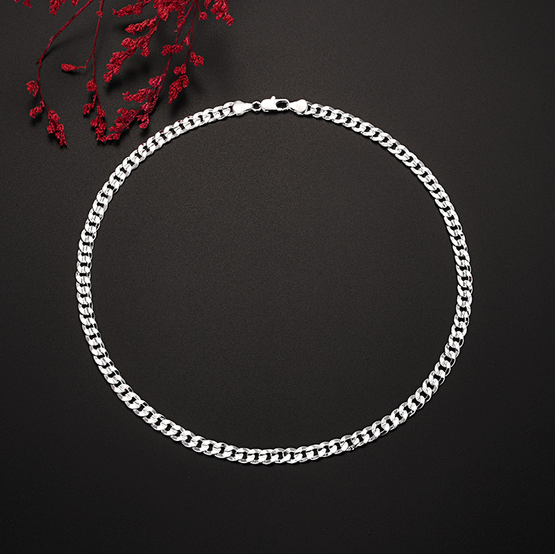 Sıcak 925 ayar gümüş charm 7MM - Cuban Link Chain 12Mm incelemesi ve fiyatı