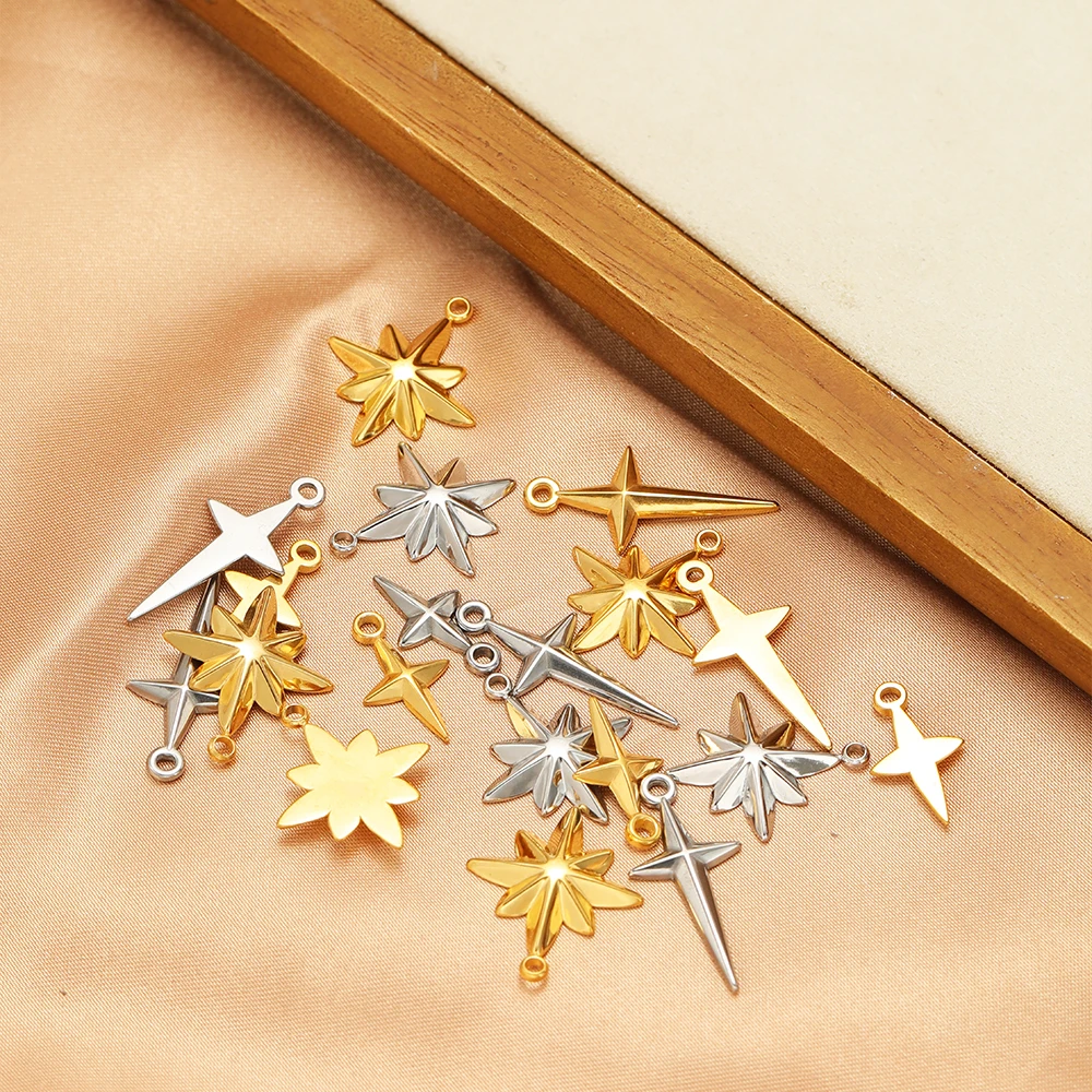 5 adet Yüksek Kalite Paslanmaz - Cross Pendant Necklace Gold incelemesi ve fiyatı