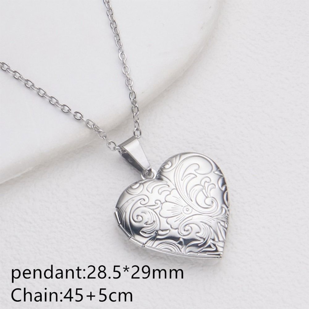 DIY kolye fotoğraf resim madal - Heart Locket Necklace Photo incelemesi ve fiyatı